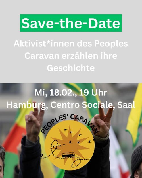 Aktivist*innen des Peoples Caravan erzählen ihre Geschichte